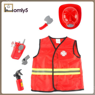 [Homyl] Đồ Chơi Trang Phục Lính Cứu Hỏa Cho Bé