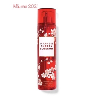 Xịt thơm toàn thân Bath&Body Works Chery Blossom- Mẫu mới 2021