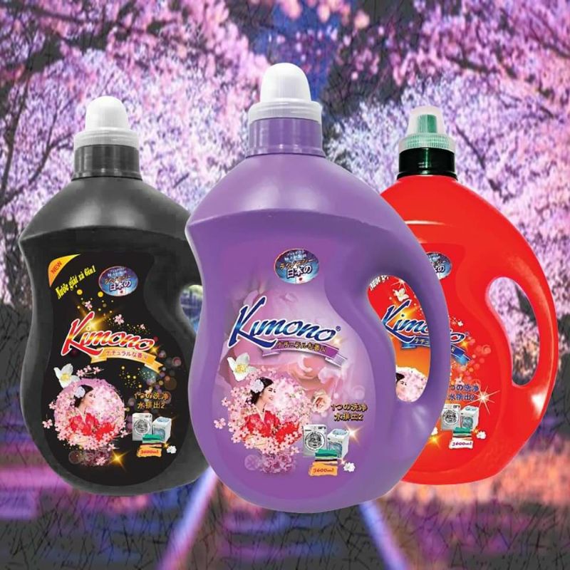 Nước giặt Kimono 6in1 công nghệ Nhật Bản (3,6 Lít)