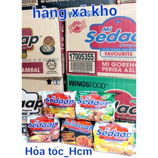 mì sedaap mi goreng trộn khô cao cấp có 5 vị, indonesia.hsd 7_10/24