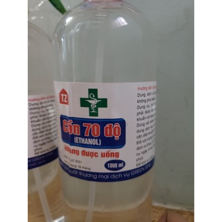 Cồn y tế ethanol 70 độ 1LÍT