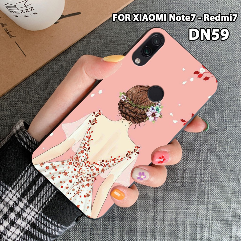 ỐP LƯNG XIAOMI REDMI NOTE 5/5PRO - XIAOMI REDMI  NOTE 6 / 6 PRO - XIAOMI REDMI NOTE 7 / 7 PRO in hình cố gái