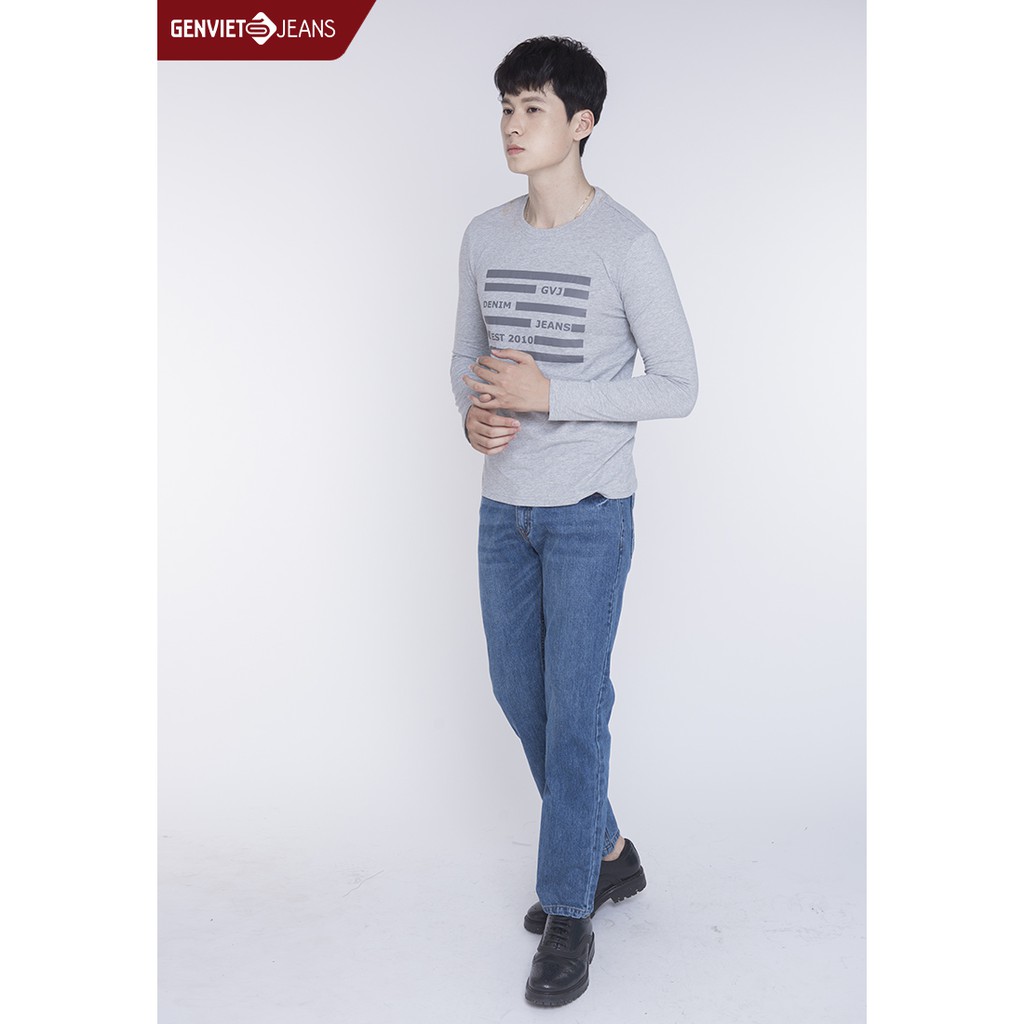 Quần dài jeans nam D1109J717 GENVIET