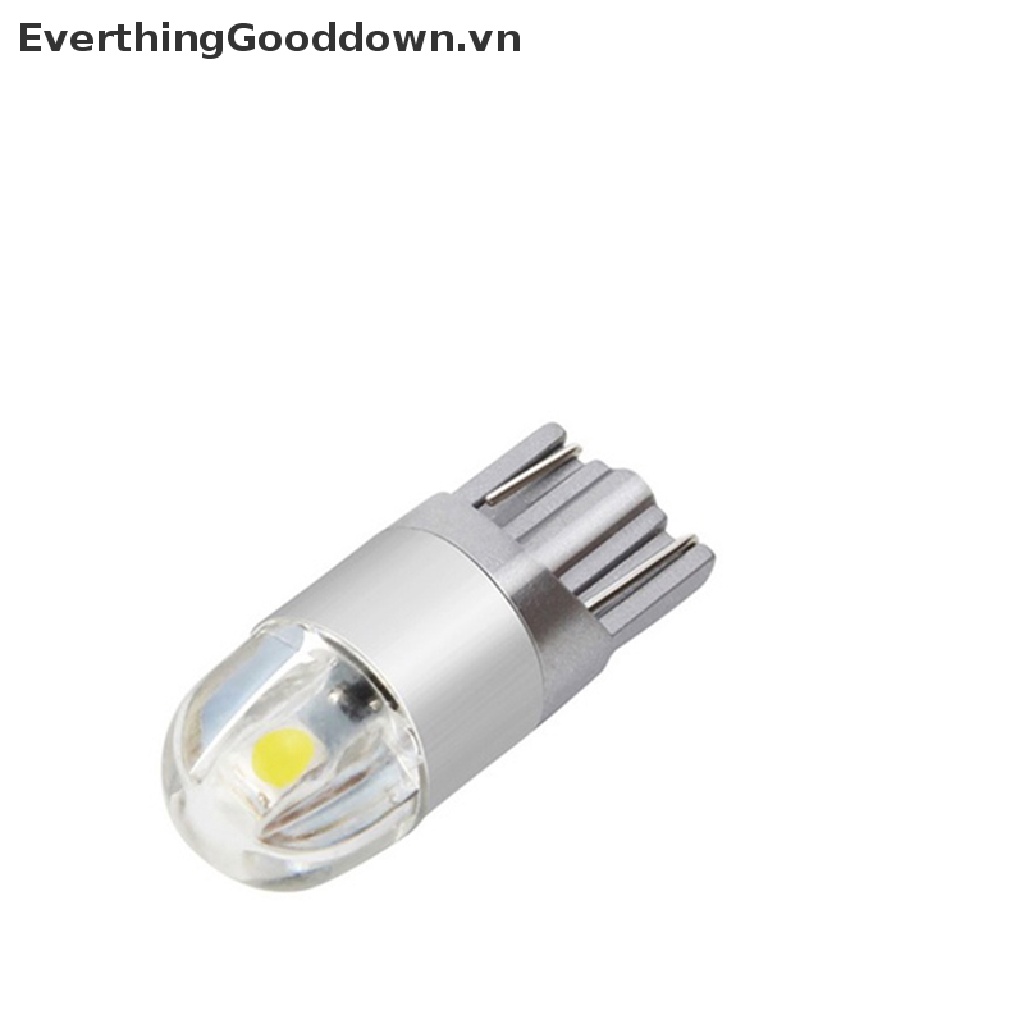 10 Đèn LED T10 3030 2SMD W5W 194 168 6W Ánh Sáng Trắng