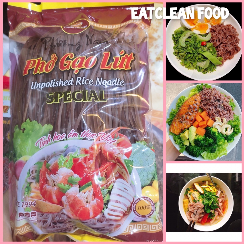 Phở gạo lứt đỏ ăn kiêng, giảm cân Phương Nam ( gói 500gr)