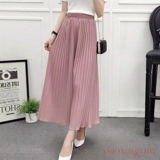 Quần Ống Rộng Xếp Ly Phong Cách Mùa Hè Thời Trang Nữ Tính