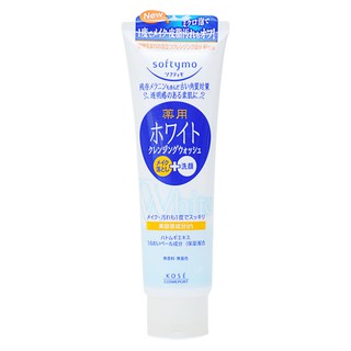 Sữa rửa mặt Kose Softymo White 220g (Trắng)