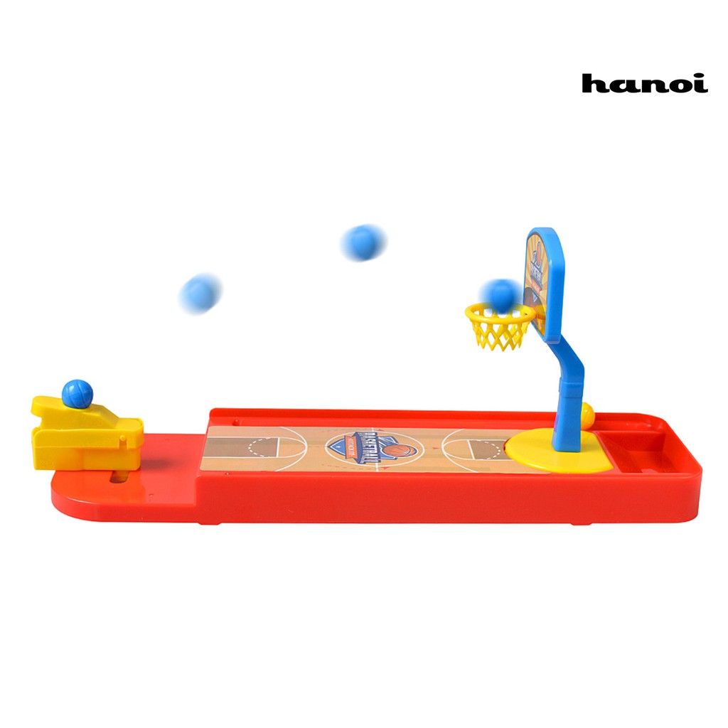 [QL]Mini Desktop Basketball Shooting Toy Pinball Launcher Game Kids Educational Gift