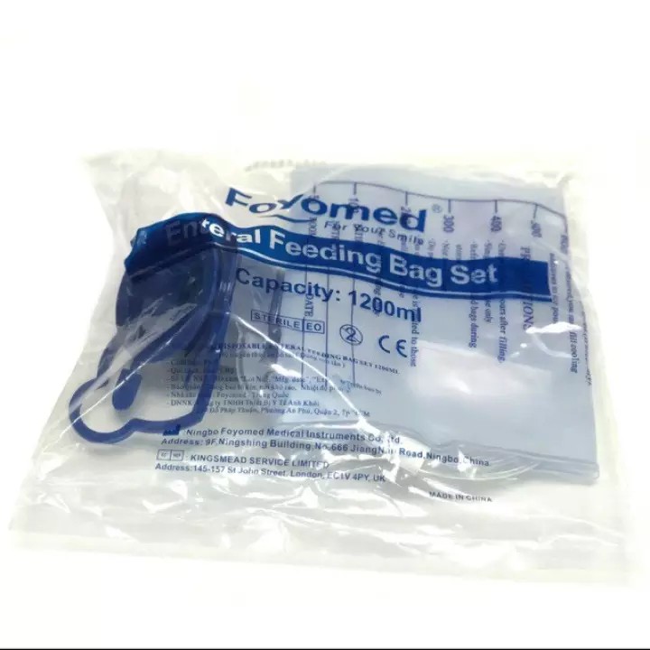 Túi cho ăn truyền súc ruột thải độc enema 1200ml