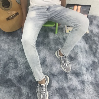 QUẦN JEAN NAM WASH BẠC CÁ TÍNH