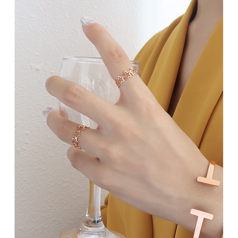 Nhẫn Ngôi Sao Titan Ko Han Rỉ TT 3936