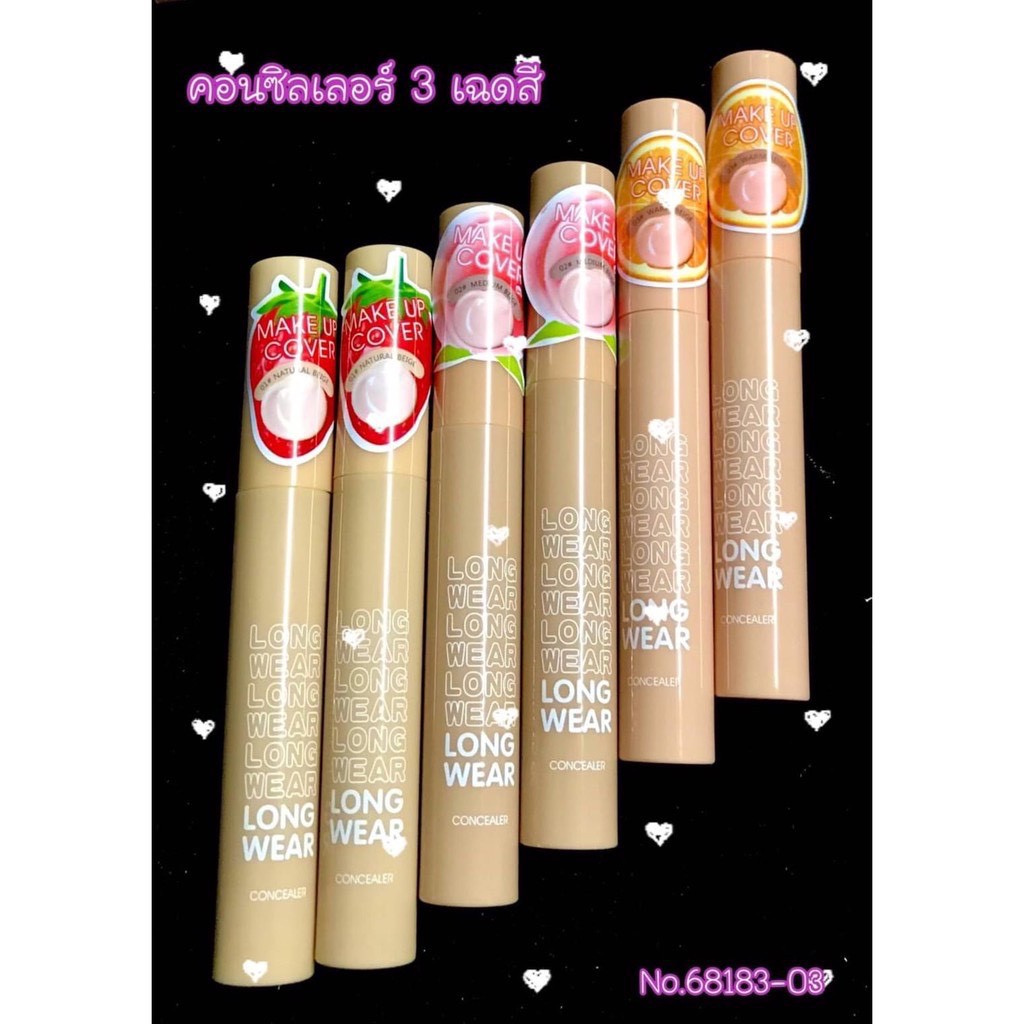 Kem Nền Che Khuyết Điểm KissBeauty Concealer Long Wear Vị Trái Cây - Kem Che Khuyết Điểm Kiss Bèauty Mã 68183-03