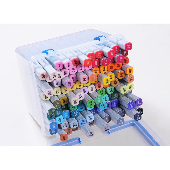 Bút marker Touchliit 7 loại 30/40/60/80 màu marker túi vải, màu dạ touchliit vẽ siêu đẹp