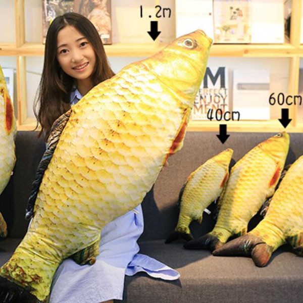 [ HÀNG HOT ] GỐI ÔM 3D HÌNH CÁ SIZE 80CM