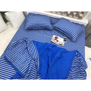 Bộ Drap Thun THÁI LAN 3D mát lạnh 4 món