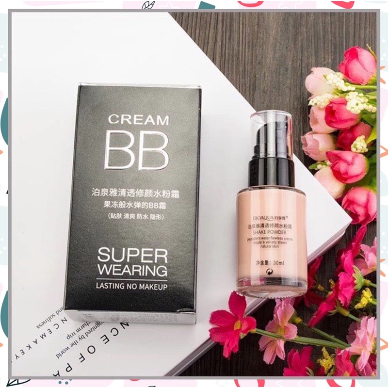 Kem BB Cream tạo lớp nền lâu trôi Bioaqua 30ml/Lọ che khuyết điểm màu tự nhiên