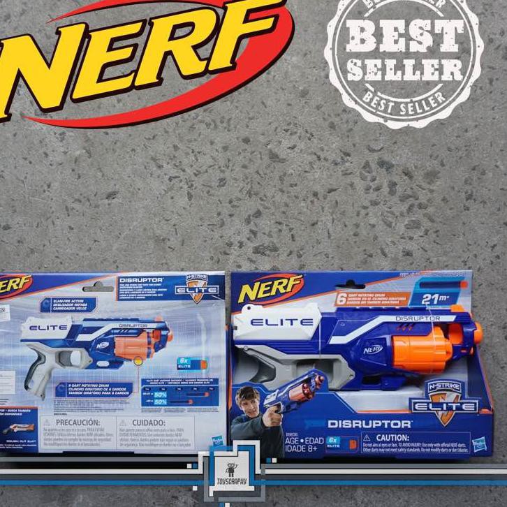 Súng Đồ Chơi Nerf Elite Disruptor Blaster Với 6 Phi Tiêu