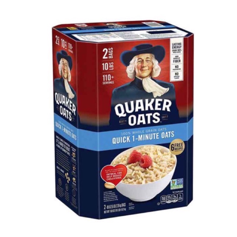 Thùng Yến mạch Mỹ 4,52kg Quick One (Cán vỡ)