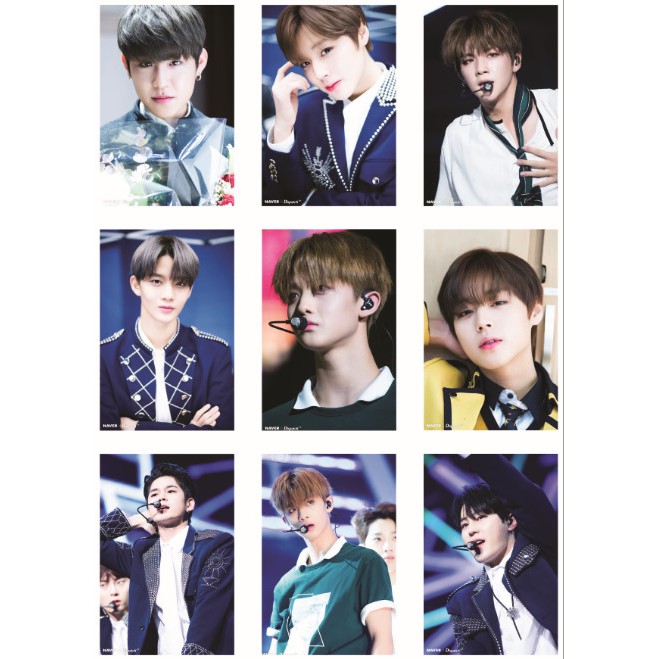 Lomo card ảnh nhóm WANNA ONE NAVER X DISPATCH Full 99 ảnh