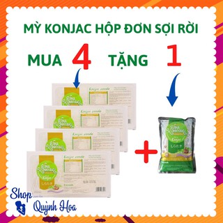 Mỳ Konjac / Bún nưa mì nưa Konjac HỘP ĐƠN SỢI RỜI 150g phù hợp cho người ăn kiêng Keto - Eat Clean
