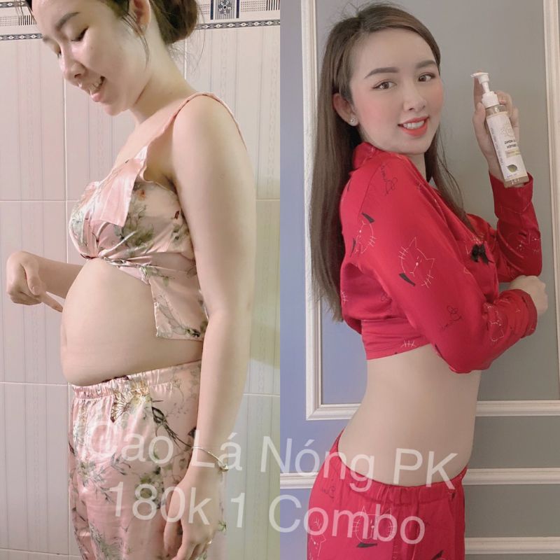 Cao lá nóng gia truyền tan mỡ, mờ rạn thâm[ tặng kèm cuộn quấn bung]
