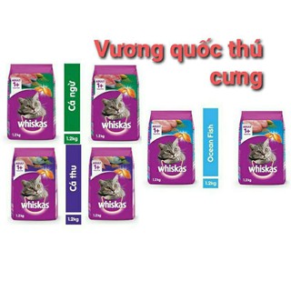 Thức ăn mèo whiskas dành cho mèo lớn 1.2kg