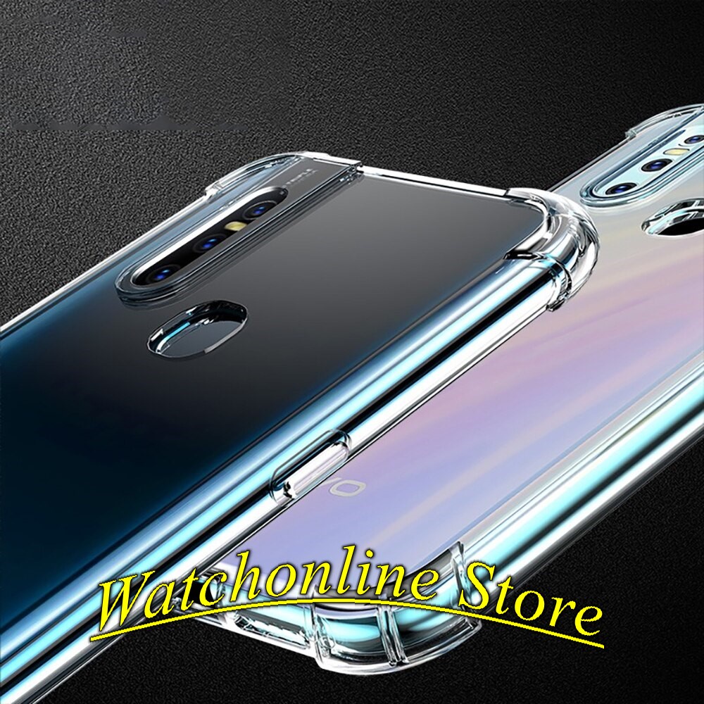 Ốp lưng dẻo chống va đập Vivo Y02t Y02S S1 pro / V15 pro Y21 Y21s Y33s Y72 5G V20 bảo vệ 4 góc trong suốt