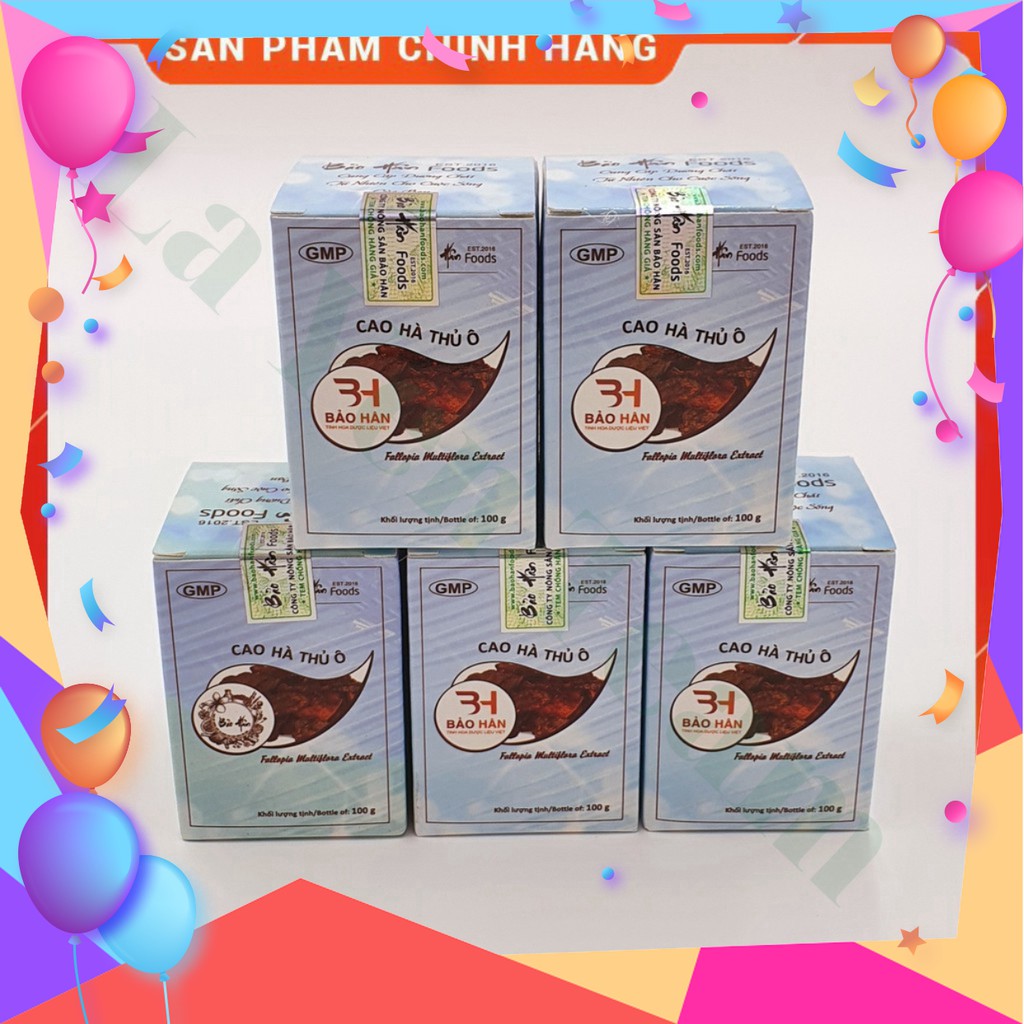 Cao Hà Thủ Ô Bảo Hân Liệu Trình 5 Lọ 100g ⚡️𝐅𝐑𝐄𝐄 𝐒𝐇𝐈𝐏⚡️ Xanh Tóc Đỏ Da Cùng La Yến Team SALE