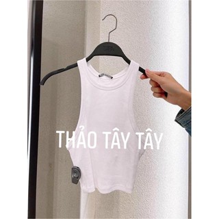 [Hình Thật] Áo Ba Lỗ Croptop Chất Tăm