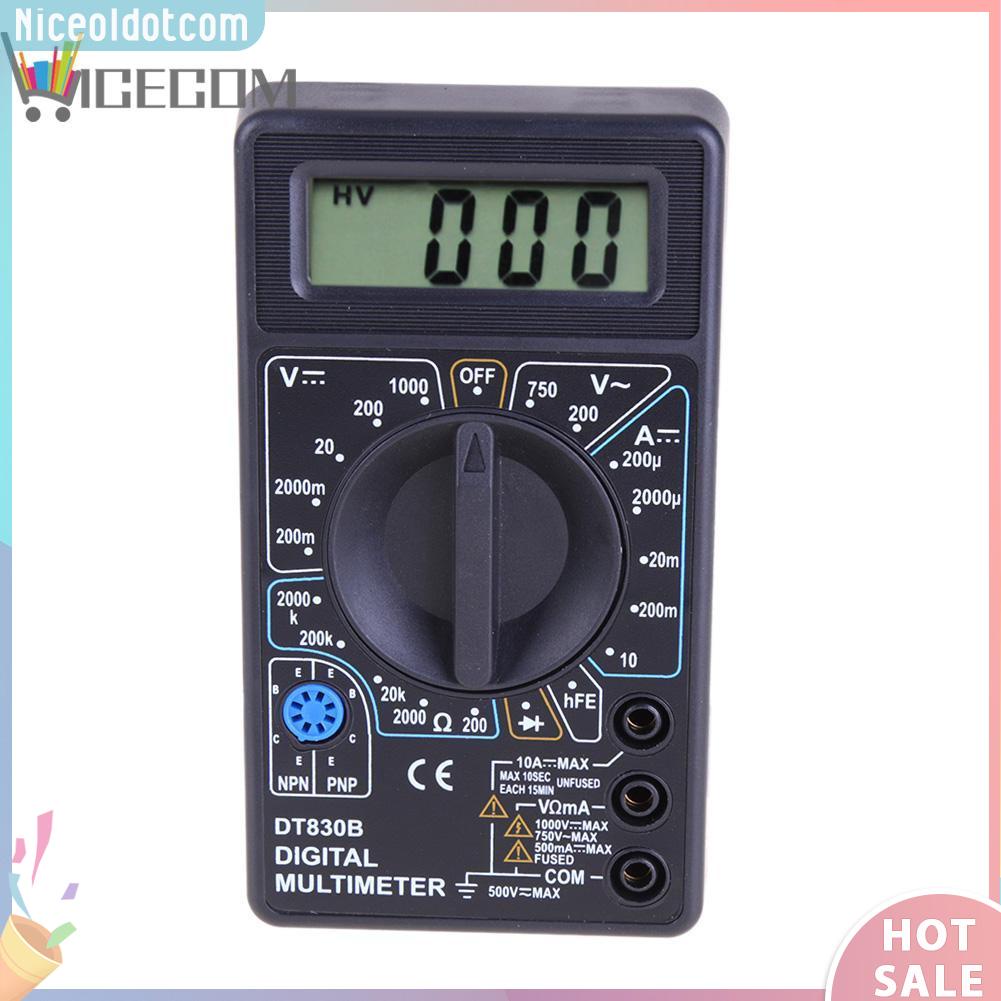 Máy Đo Điện Vạn Năng DT-830B Màn Hình LCD AC/DC 750/1000V Dùng Để Đo Cường Độ Dòng Điện/Điện Áp/Điện Trở