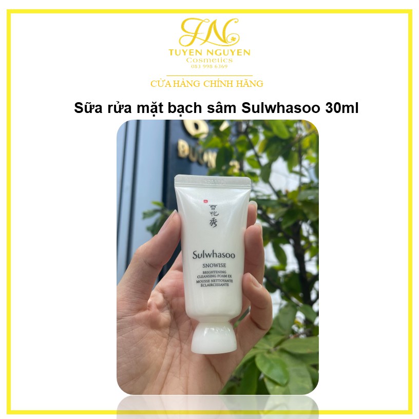 Sữa rửa mặt Sulwhasoo bạch sâm mini 30ml