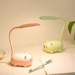 Đèn LED Để Bàn Sạc Pin Hình Thú Chống Cận Thị Dành Cho Học Trò Sinh Viên Học Sinh Nhỏ Nhẹ Tiện Dụng