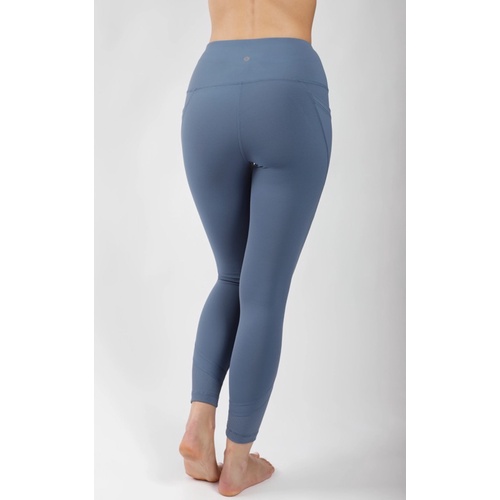 Quần tập Legging Degree 7/8 gấu phối thun gân cao cấp