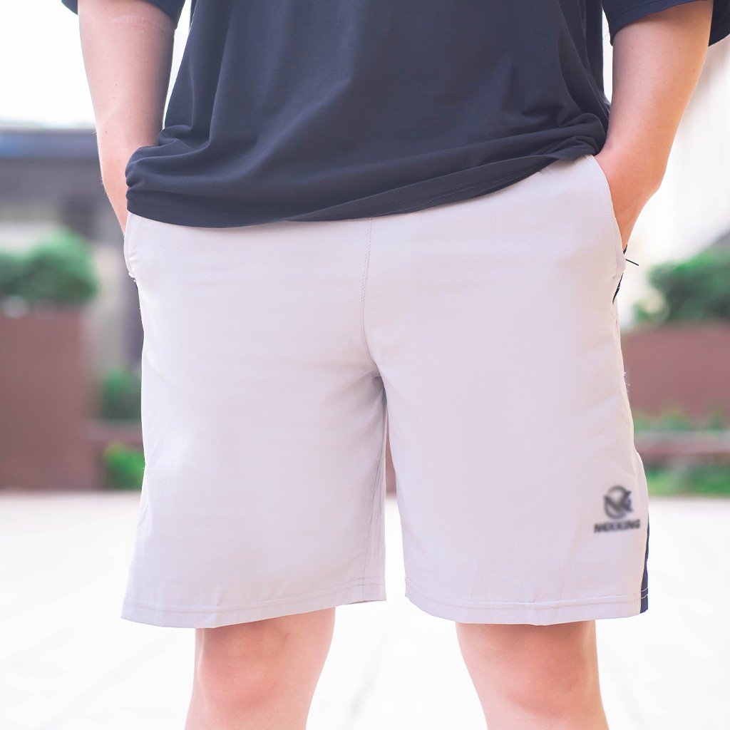 Quần đùi, quần short nam Cloudnine Store chất dù gió co dãn form rộng phối họa tiết nam tính phong cách thể thao | BigBuy360 - bigbuy360.vn
