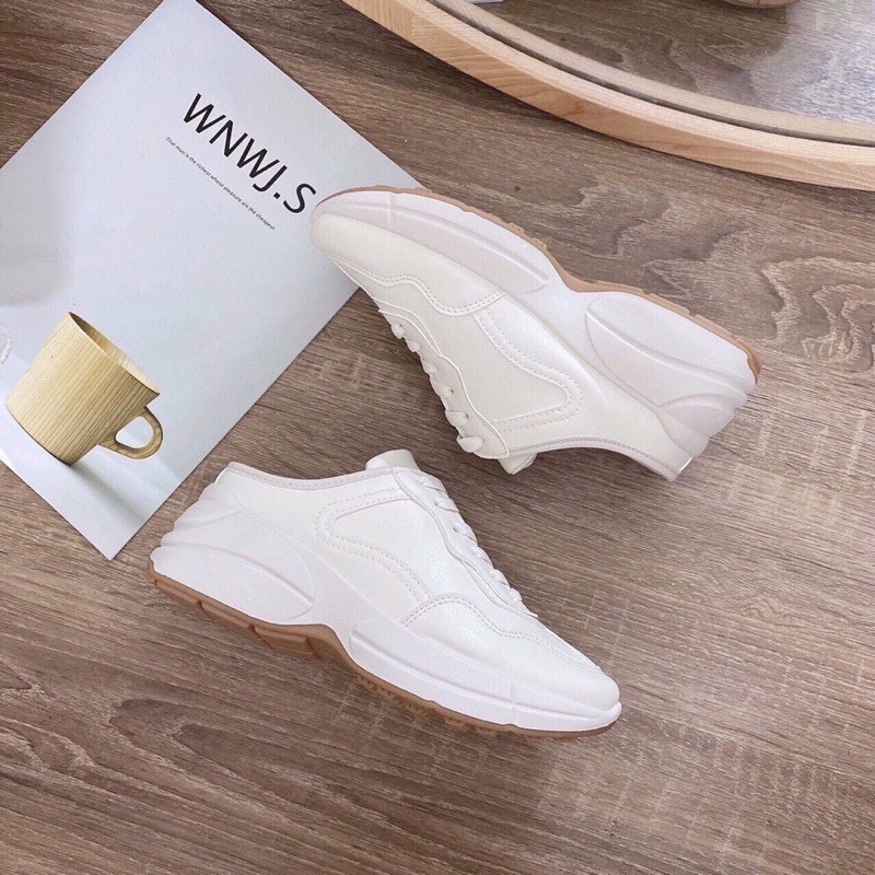 Giày Sục thể thao bata nữ  đế độn 5 phân Siêu chất, hàng xịn chuẩn mang nhẹ