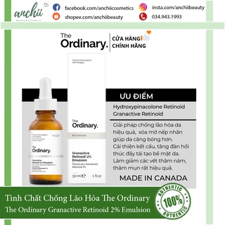 [TOP 1 UY TÍN] Serum Giảm Mụn Viêm Chống Lão Hoá The Ordinary Granactive Retinoid Emulsion/Squalane