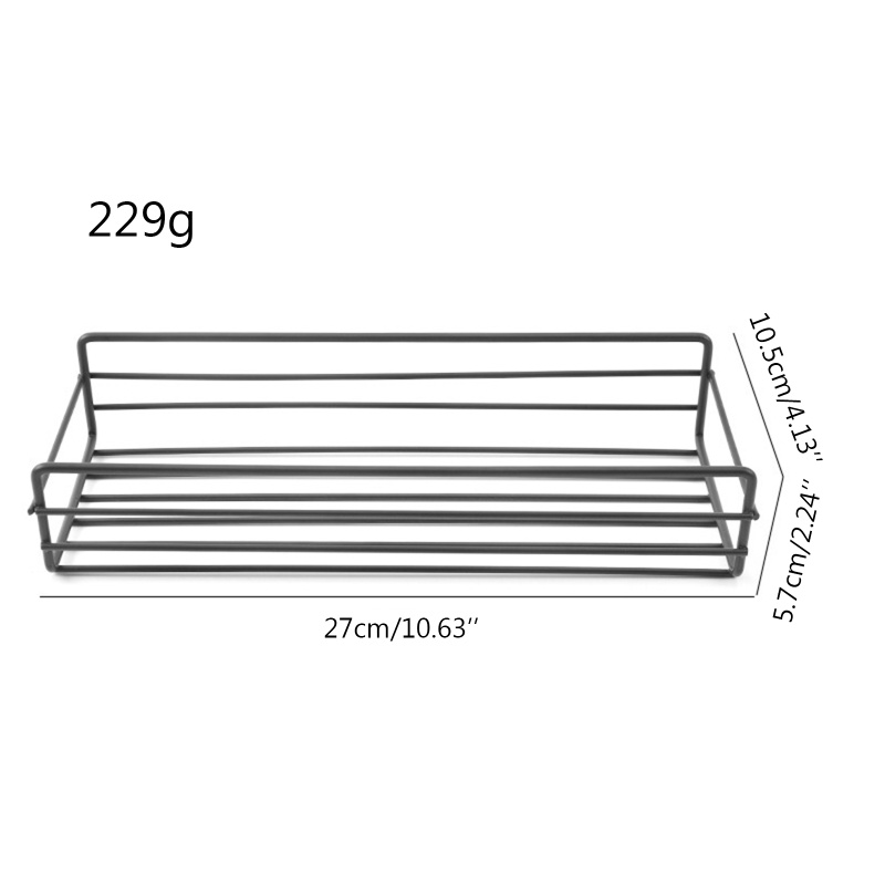 Kệ Kim Loại Gắn Tường Không Cần Khoan Tiện Dụng Cho Nhà Tắm