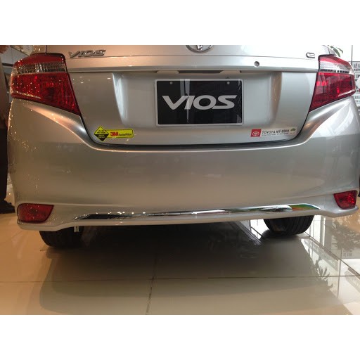 Mý cốp dưới xe Toyota Vios 2014 - 2022 mạ crom cao cấp