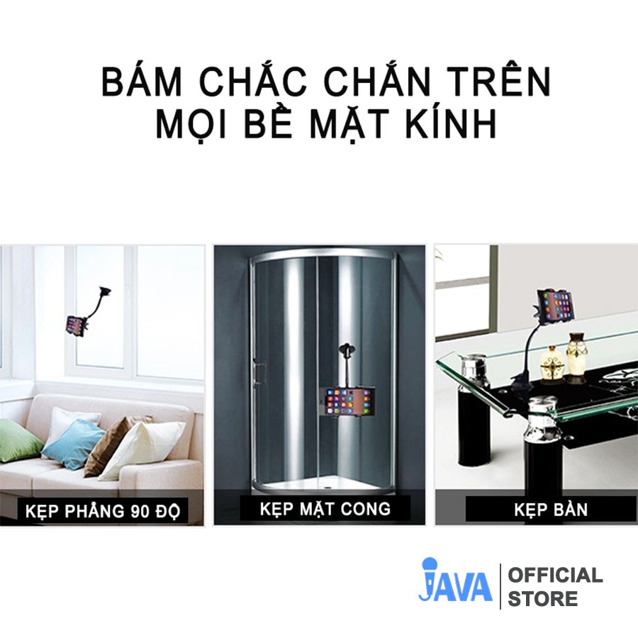 Giá Kẹp Điện Thoại Ô Tô - Tiện dụng - Đế hút chân không