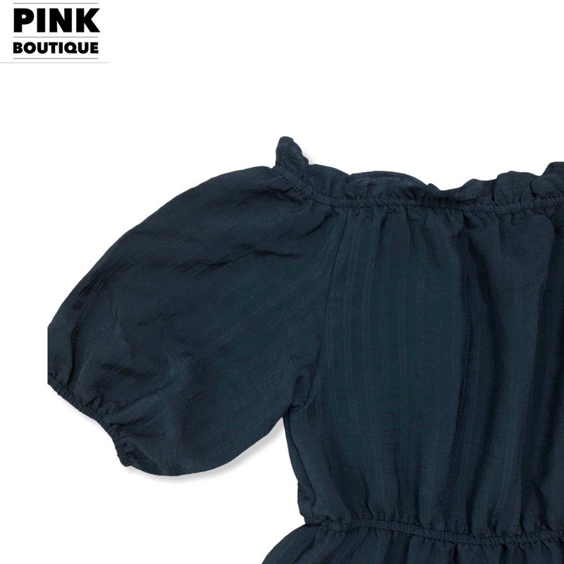 Váy Trễ Vai Dài Đầm Dáng Xòe  Dự Tiệc Bệt Vai Maxi Big Size Đũi Nhăn Thiết Kế PINKBOTIQUE | BigBuy360 - bigbuy360.vn