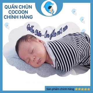 Quấn Chũn Cocoon Cho Bé Sơ Sinh Giúp Bé Ngủ Ngon Giảm Giật Mình