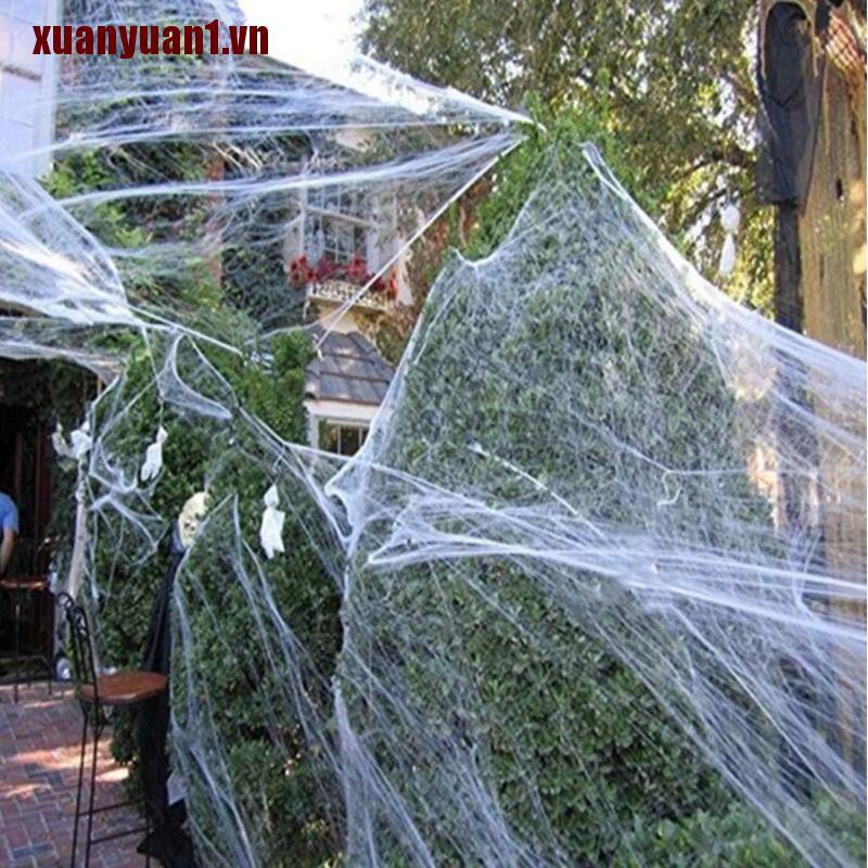 Mạng Nhện Trang Trí Halloween Có Thể Kéo Dài Co Giãn XUANYUAN1