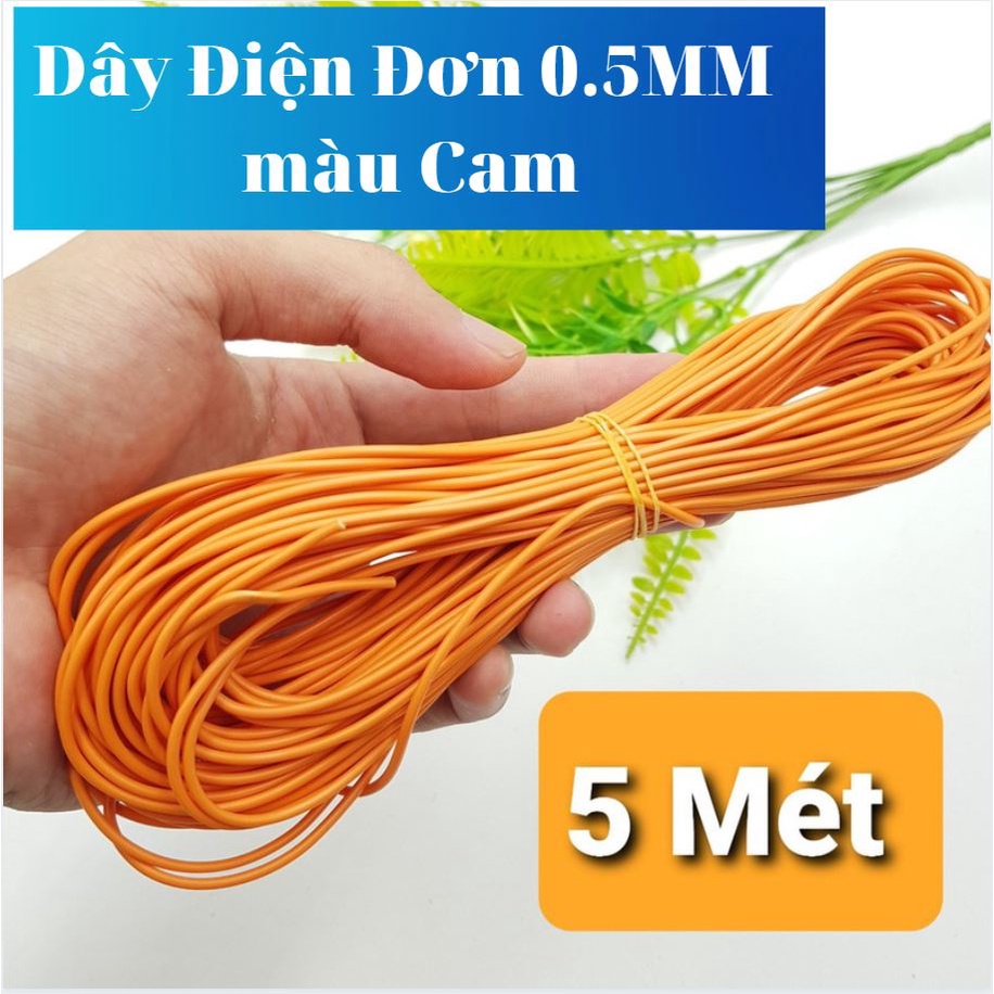 [5 Mét] Dây Điện hàng Xịn 0.3 , 0.5MM , dây điện 0.75MM dây điện 1.0MM 1.5MM