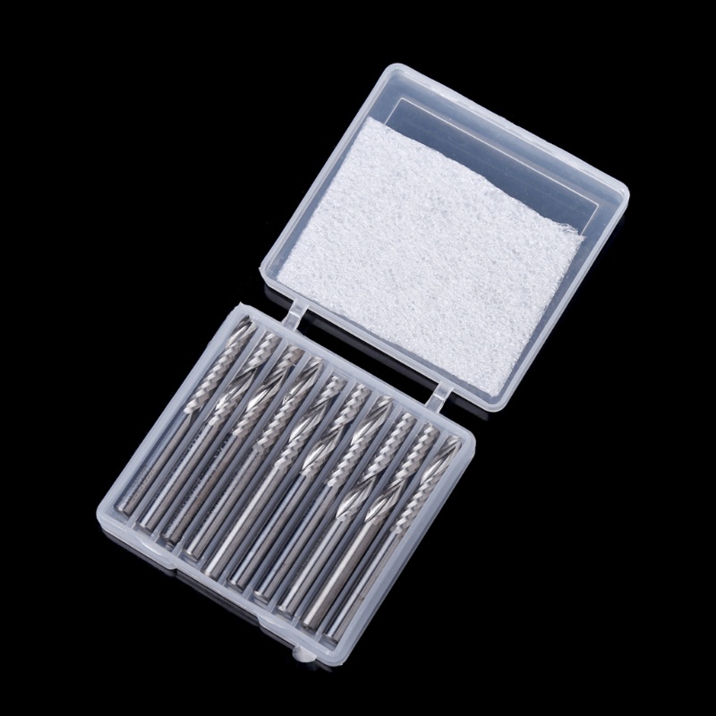 ✿ Set 10 Mũi Khoan Xoắn Ốc 4mm 22m Bằng Cacbua