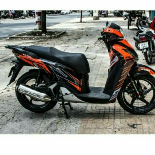 Tem trùm SH đen cam brembo