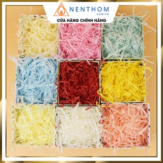 Giấy Rơm Lót Hộp Quà Tặng, Giấy Vụn Cắt Sợi Nhỏ Nhiều Màu (100g)- GL01