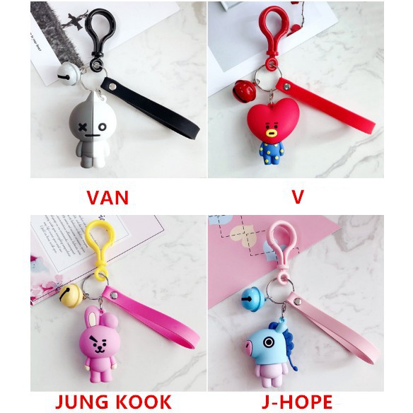 Mô hình đồ chơi trẻ em hình các thành viên nhóm BTS