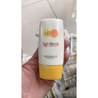 Xịt chống nắng trang điểm da maycreate