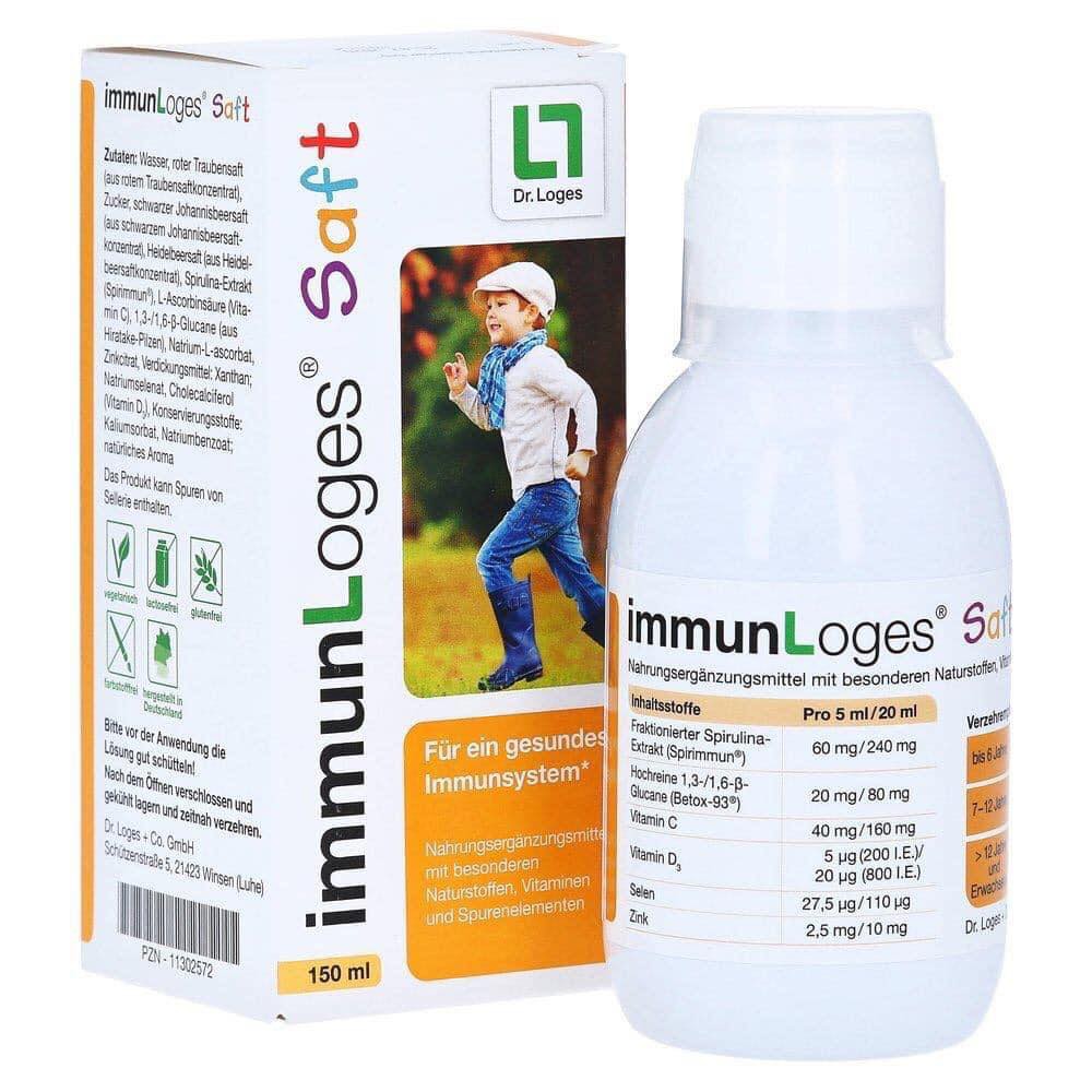 SIRO TĂNG ĐỀ KHÁNG IMMUNLOGES CHO BÉ TỪ 1 TUỔI