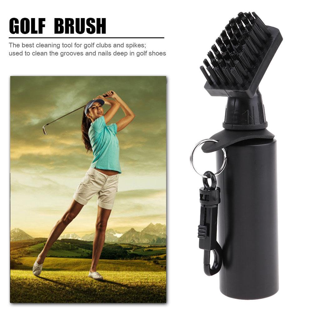 Bàn Chải Nylon Làm Sạch Gậy Đánh Golf Kèm Kẹp Hỗ Trợ Làm Sạch